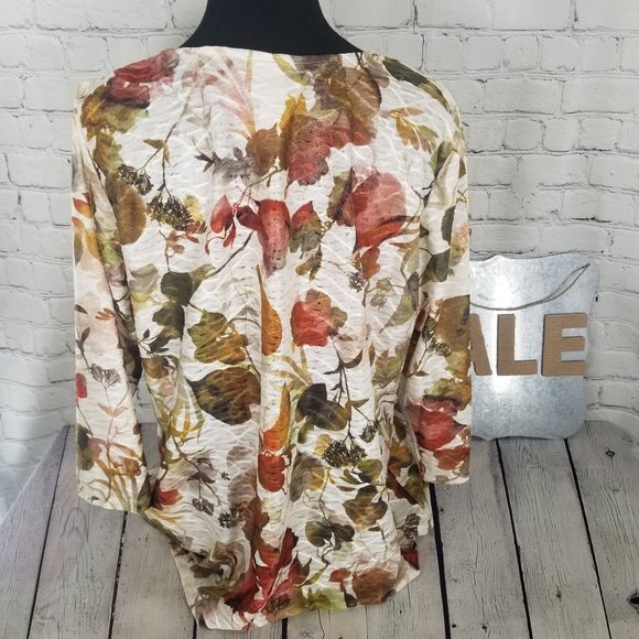 🌵 Alfred Dunner Beaded Tunic Top sz M - Picture 3 of 6